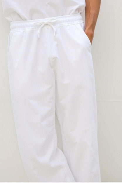 NOBA Cotton & Linen Blend Drawstring Pants